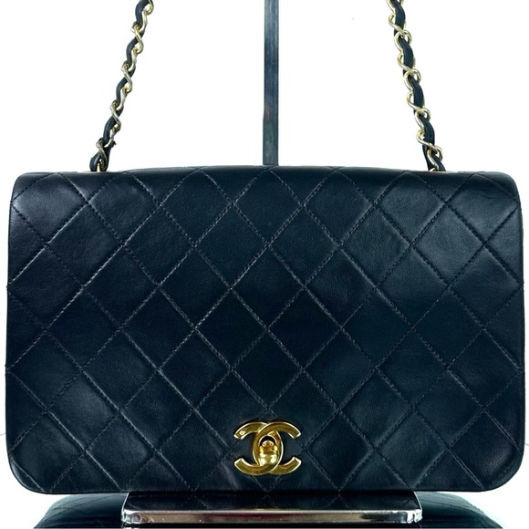 CHANEL CC Matelasse Full Flap Chain Shoulder Bag Leather GHW - Picture 1 of 15